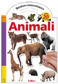 Animali. Con stickers - copertina