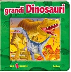 Dinosauri. Le creature più terrificanti della terra. Ediz. illustrata. Con 5 puzzle - copertina