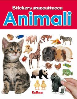 Animali. Con adesivi - copertina