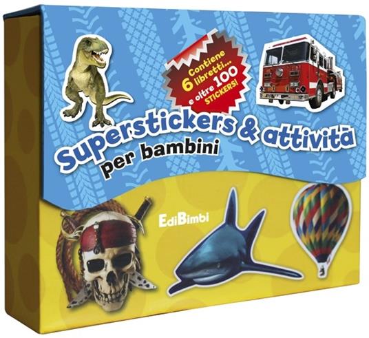 Superstickers & attività per bambini. Con adesivi. Ediz. illustrata - copertina