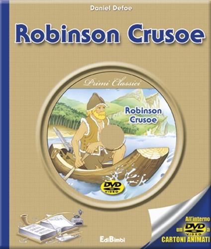 Robinson Crusoe. Con DVD - Daniel Defoe - copertina