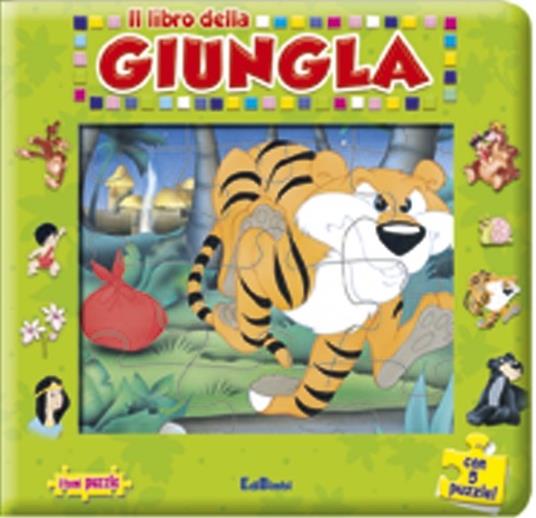 Il libro della giungla. Con 5 puzzle - copertina
