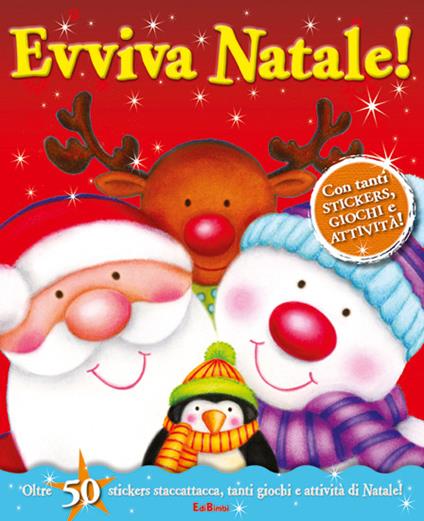 Evviva Natale! Con adesivi - copertina