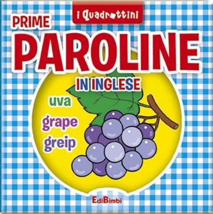 Prime paroline in inglese - copertina