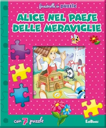 Alice nel paese delle meraviglie. Finestrelle in puzzle. Ediz. illustrata - Claudio Cernuschi - copertina