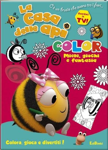 Miele, giochi e fantasia. La casa delle api. Color - copertina