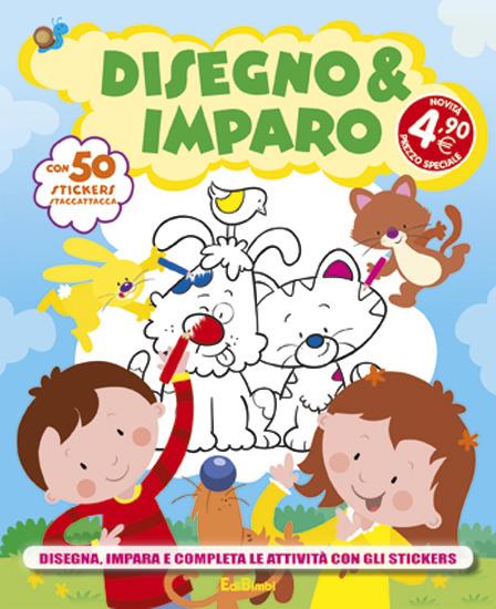 Disegno & imparo. Con adesivi - copertina