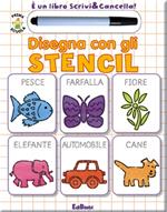 Disegna con gli stencil. Con gadget