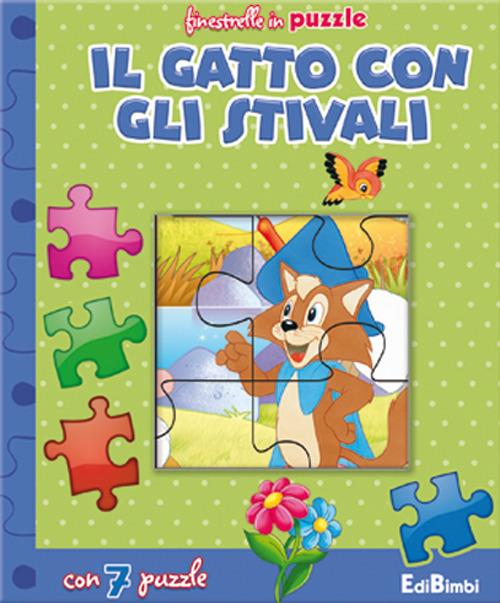 Il gatto con gli stivali. Finestrelle in puzzle. Ediz. illustrata - Claudio Cernuschi - copertina