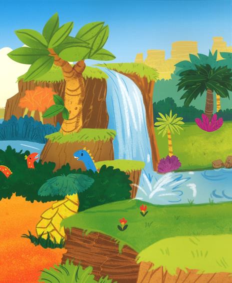 I dinosauri. Gioca attacca e colora. Con adesivi. Ediz. a colori - Kathryn Selbert - 3