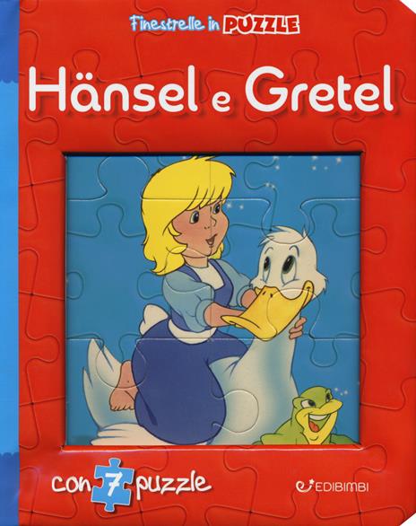Hänsel e Gretel. Finestrelle in puzzle. Ediz. a colori - Claudio Cernuschi - copertina