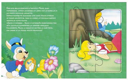 Alice nel paese delle meraviglie. Finestrelle in puzzle. Ediz. a colori - Claudio Cernuschi - 2