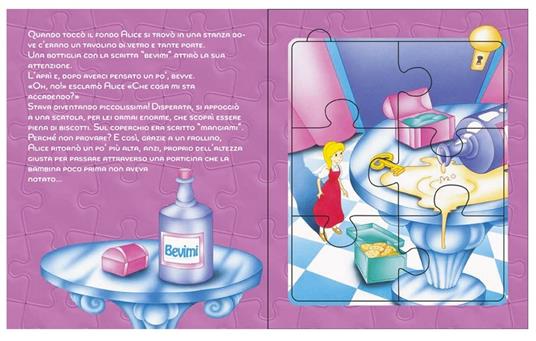 Alice nel paese delle meraviglie. Finestrelle in puzzle. Ediz. a colori - Claudio Cernuschi - 3