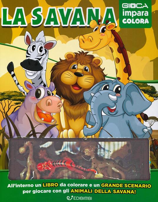 La savana. Ediz. illustrata. Con gadget - copertina