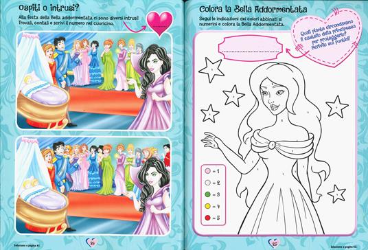 Le principesse delle fiabe. 1000 stickers. Ediz. a colori - 3