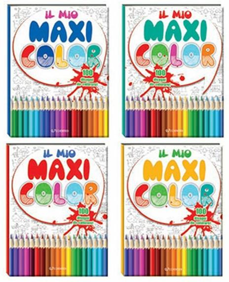 Album Da Colorare Il Mio Maxi Color Pg.64 Ass.4 Soggetti