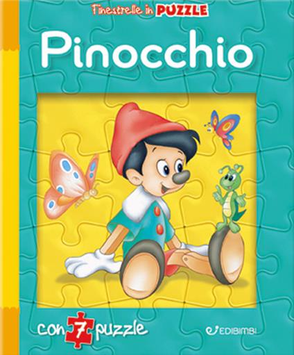 Pinocchio. Finestrelle in puzzle. Ediz. a colori - Claudio Cernuschi - copertina