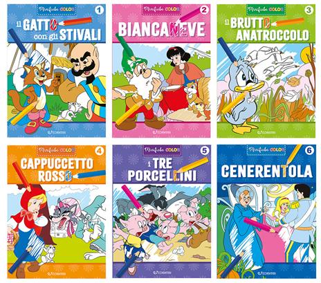 Mini fiabe color. Ediz. illustrata - copertina