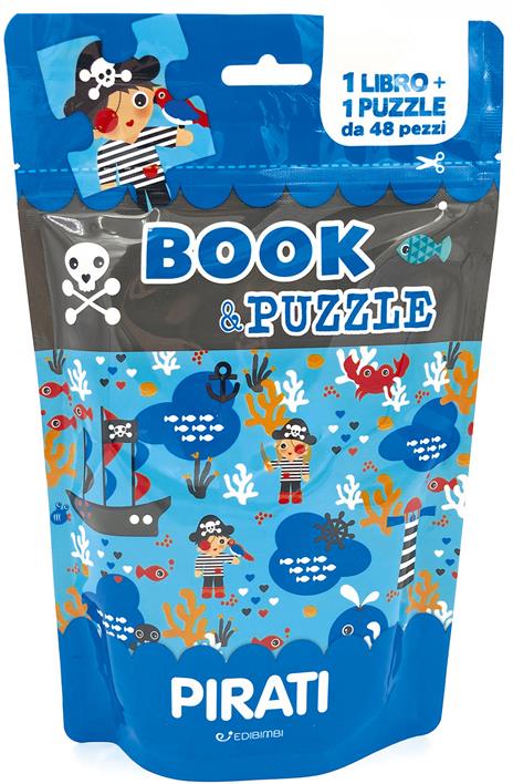 Pirati. Book&puzzle. Ediz. illustrata. Con puzzle - copertina