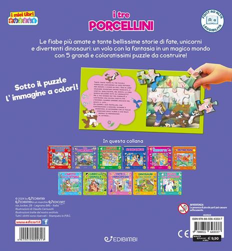 I tre porcellini. I miei libri puzzle. Ediz. a colori - 3