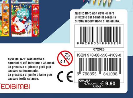 Evviva il Natale! Libri a spasso. Con adesivi. Ediz. a colori. Con 6 matite bicolore. Con matite bicolore. Con Adesivi - 3