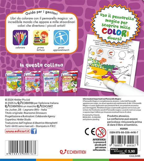 I dinosauri. Disegni magici. Ediz. illustrata. Con pennarello magico - 3
