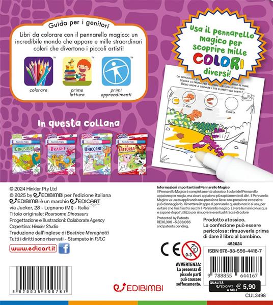 I dinosauri. Disegni magici. Ediz. illustrata. Con pennarello magico - 3
