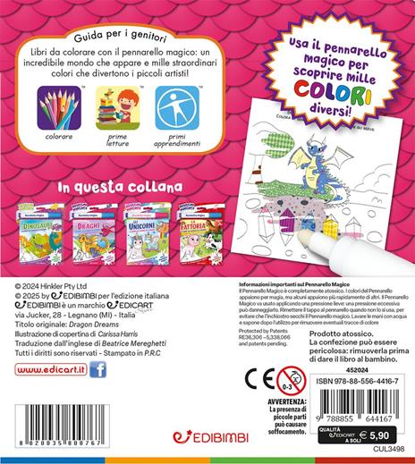 I draghi. Disegni magici. Ediz. illustrata. Con pennarello magico - 3