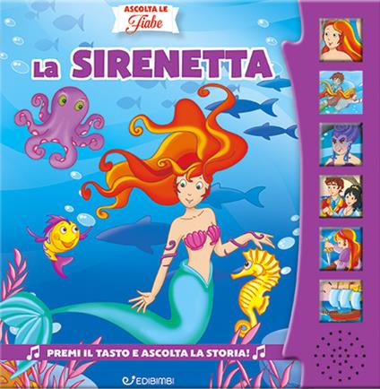 La Sirenetta. Ascolta le fiabe. Ediz. a colori - copertina