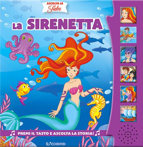 La Sirenetta. Ascolta le fiabe. Ediz. a colori - copertina