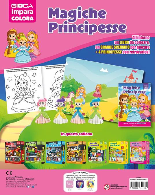 Magiche principesse. Ediz. a colori. Con 4 principesse. Con scenario - 3