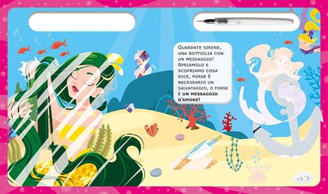 Le sirene. Acquacolor. Ediz. illustrata. Con pennello ad acqua - 2