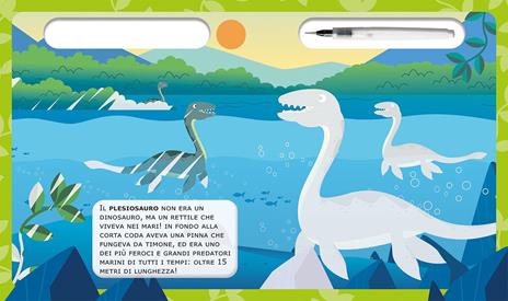 I dinosauri. Acquacolor. Ediz. illustrata. Con pennello ad acqua - 2