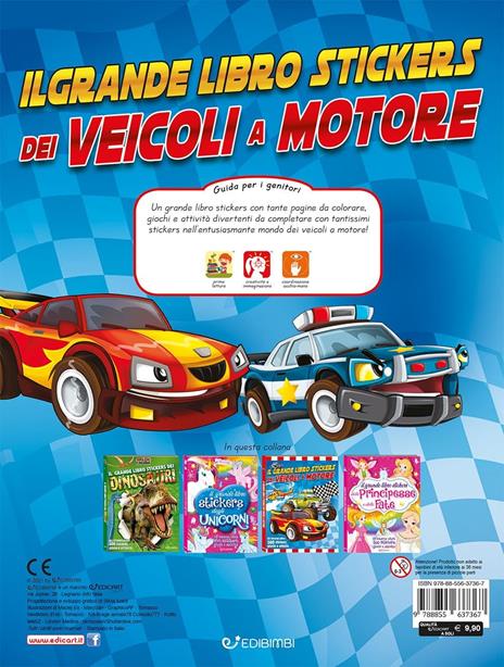 Il grande libro stickers dei veicoli. Ediz. a colori - 7