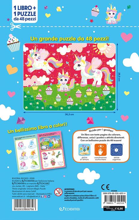 Unicorni. Book&puzzle. Ediz. a colori. Con puzzle - 4
