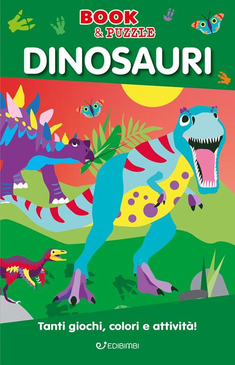Dinosauri. Book&puzzle. Ediz. a colori. Con puzzle - 2