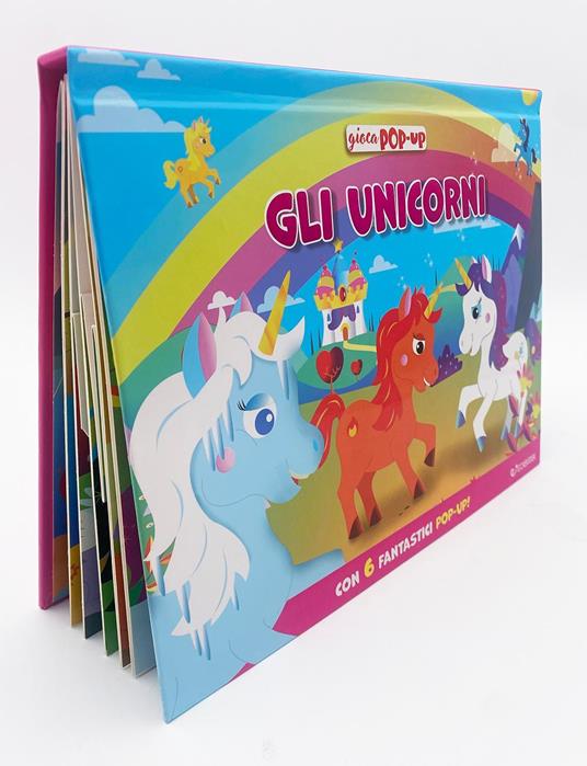 Gli unicorni. Gioca pop-up. Ediz. a colori - copertina