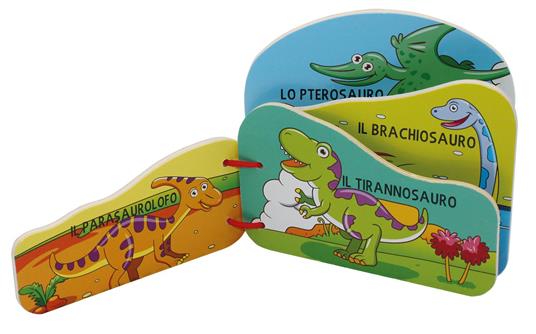 I dinosauri. Libri in legno sagomati. Ediz. a colori - 2