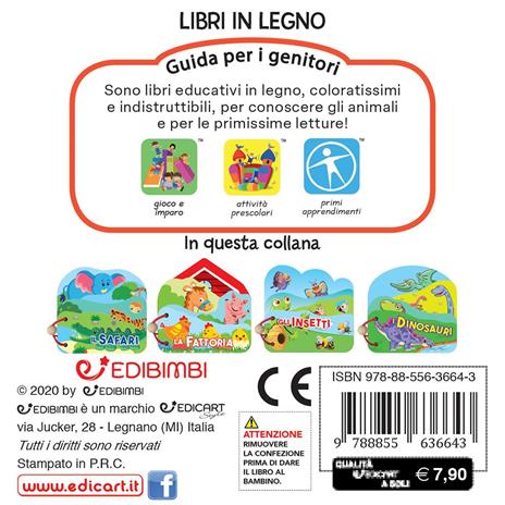 I dinosauri. Libri in legno sagomati. Ediz. a colori - 4