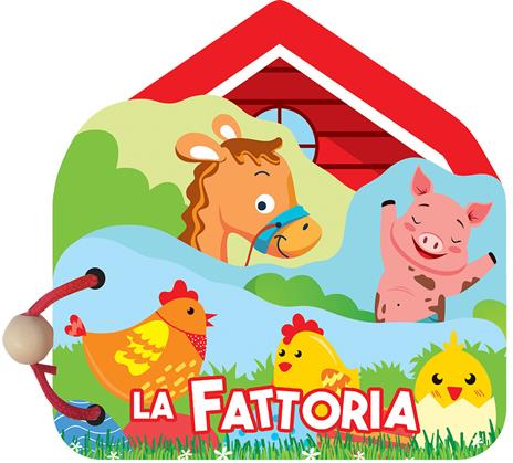 La fattoria. Libri in legno sagomati. Ediz. a colori - copertina