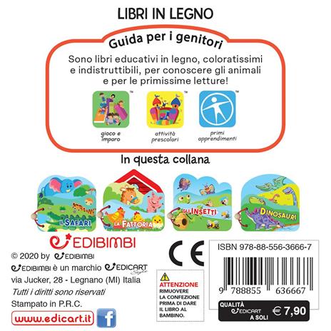 Il safari. Libri in legno sagomati. Ediz. a colori - 4