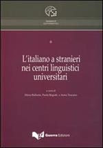 L' italiano a stranieri nei centri linguistici universitari