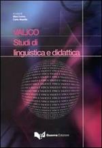 VALICO. Studi di linguistica e didattica