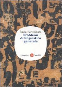 Problemi di linguistica generale - Émile Benveniste - copertina
