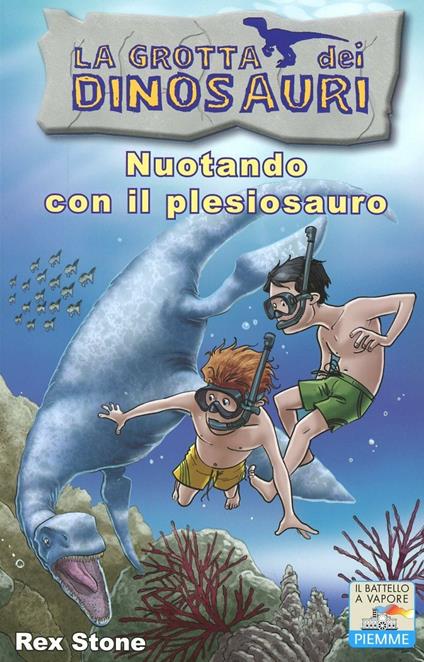 Nuotando con il plesiosauro - Rex Stone - copertina