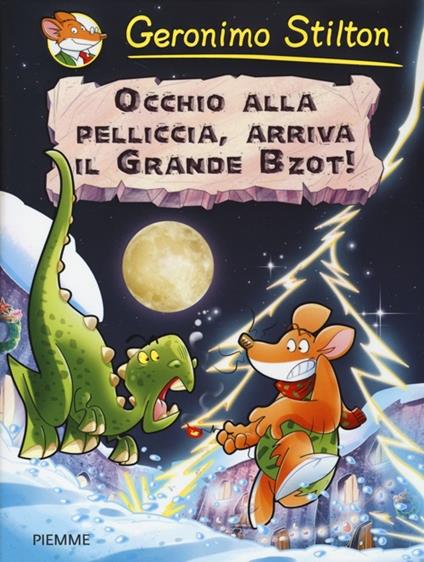 Occhio alla pelliccia, arriva il grande Bzot! Preistotopi. Ediz. illustrata - Geronimo Stilton - copertina