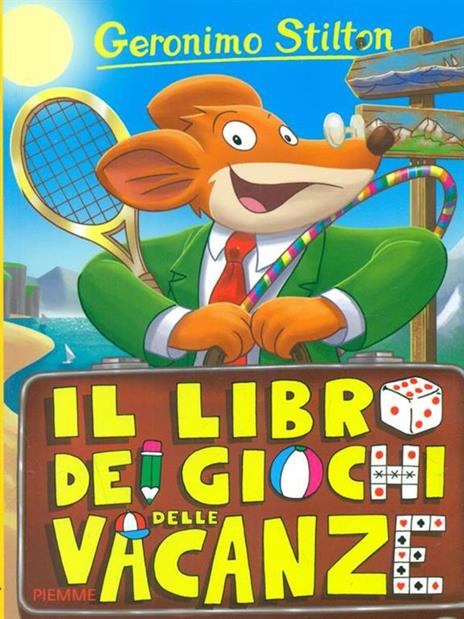 Il libro dei giochi delle vacanze - Geronimo Stilton - copertina