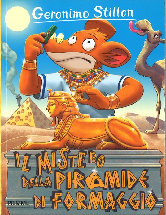 Il mistero della piramide di formaggio - Geronimo Stilton - copertina