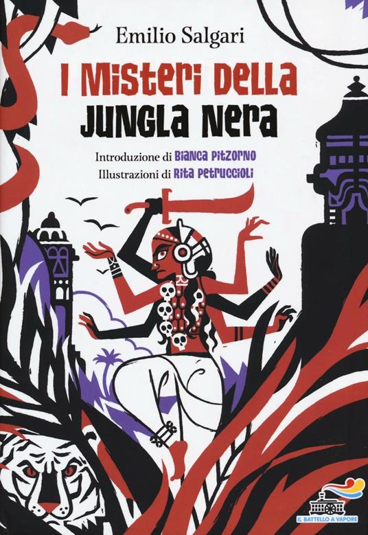 I misteri della giungla nera - Emilio Salgari - copertina