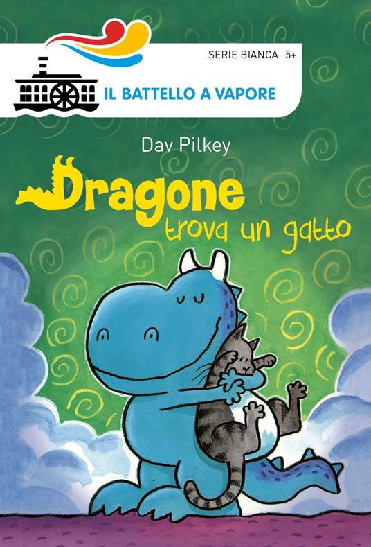 Dragone trova un gatto. Ediz. illustrata - Dav Pilkey - copertina